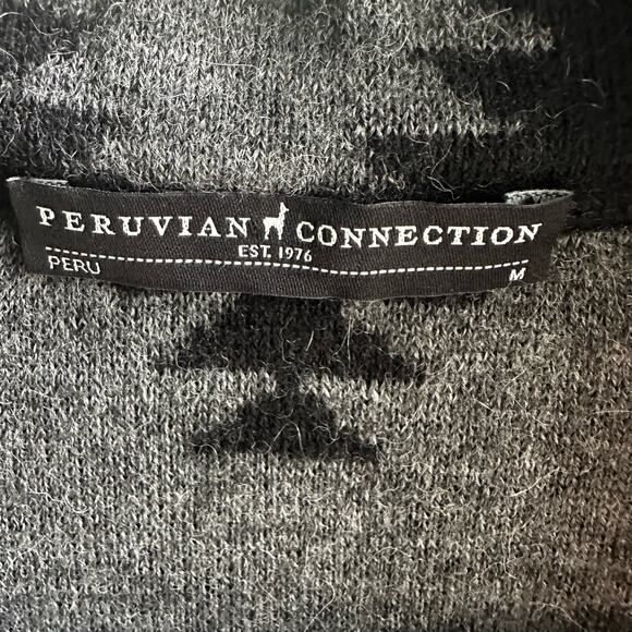 Peruvian Connection Vendome Baby Alpaca Blanket Coat Southwest - Picture 7 of 7